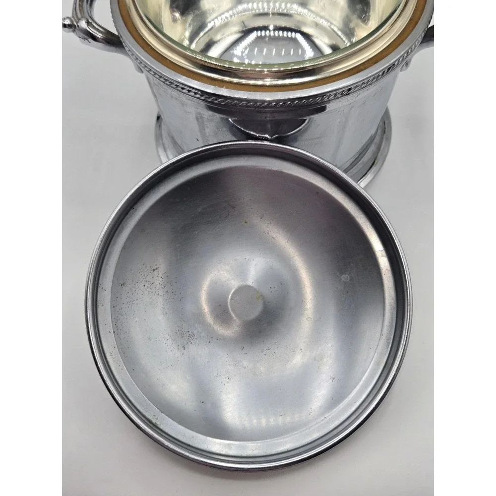 Keystone Ware Mid Century Modern 1960s Vacuum-Insulated Ice Bucket